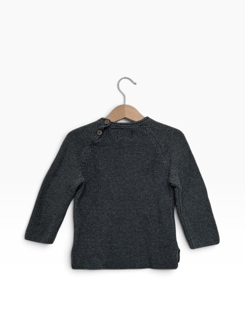 Strickpulli Zara Knit grau, 92