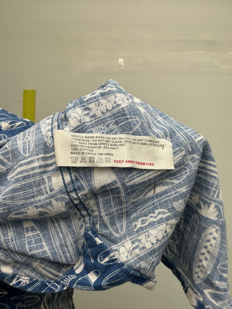 Hemd Fatface blau, 116