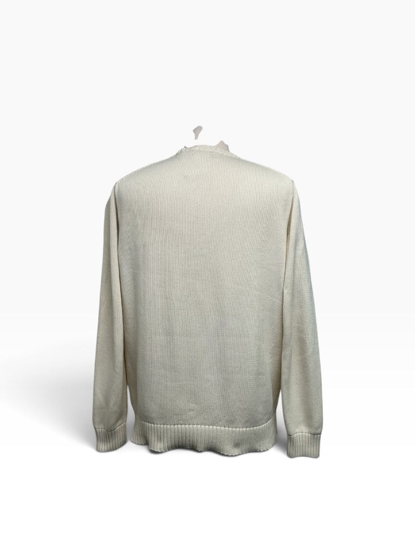 Strickpulli Ralph Lauren weiss, L