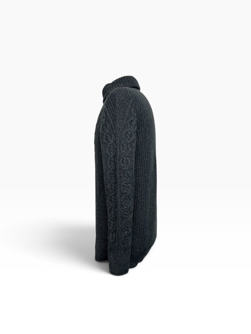 Rollkragepulli Eric Bompard grau, M