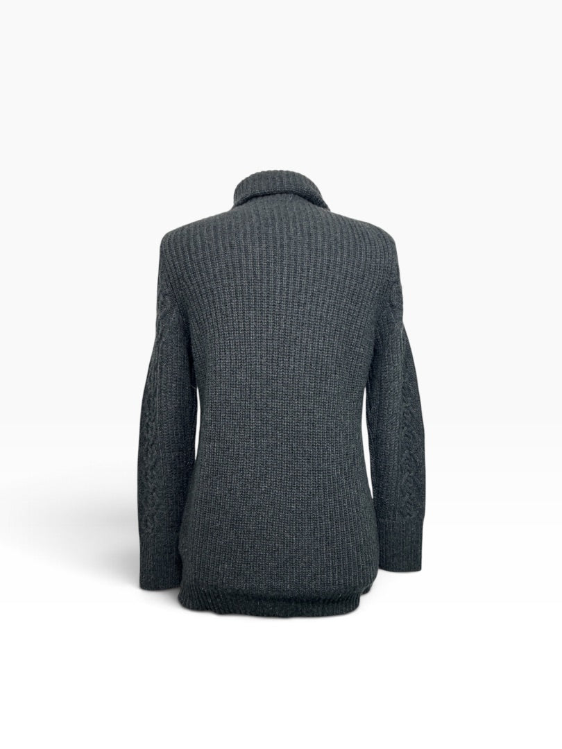 Rollkragepulli Eric Bompard grau, M
