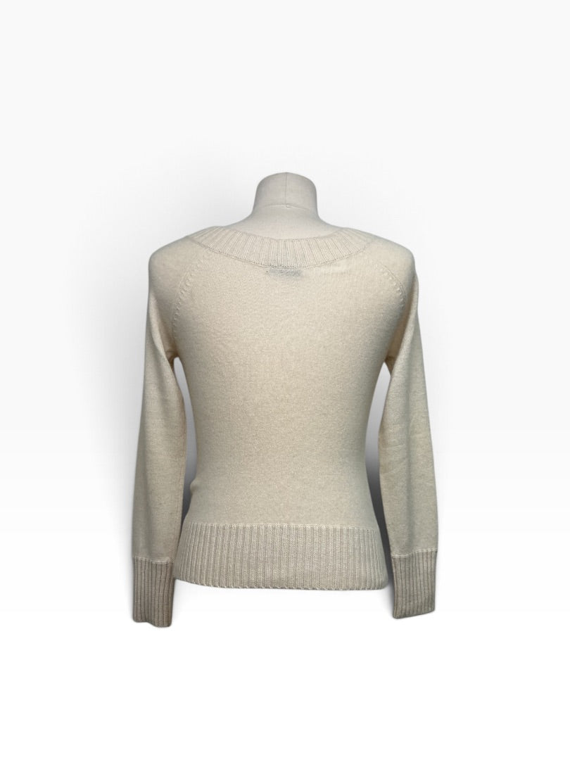 Strickpulli Ralph Lauren weiss, S