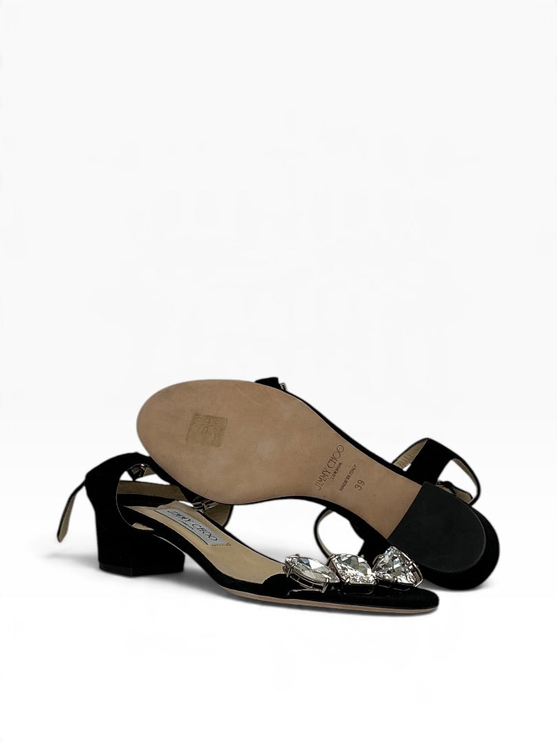Sandale Jimmy Choo schwarz, 39