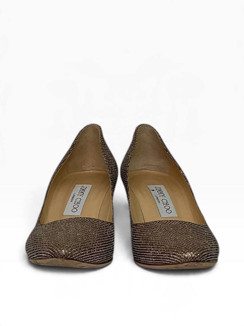 Pumps Jimmy Choo gold, 37.5