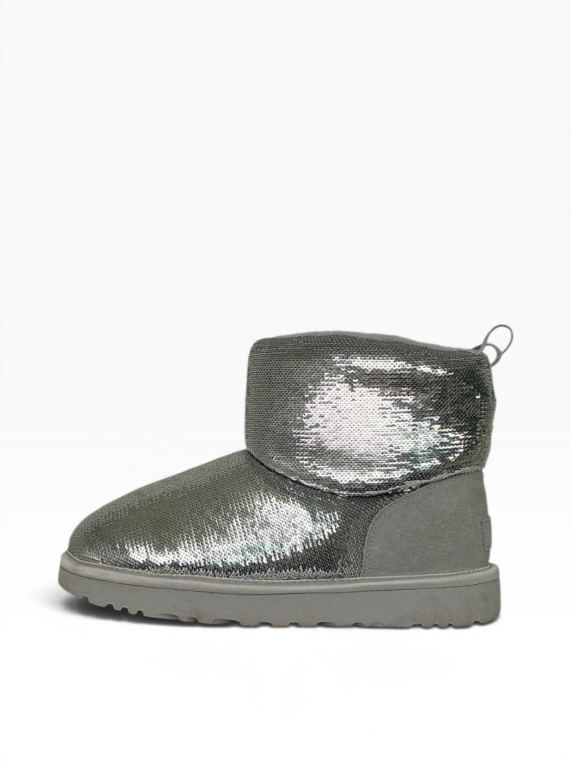 Stifelette Ugg silber, 39