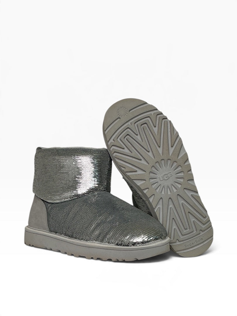 Stifelette Ugg silber, 39