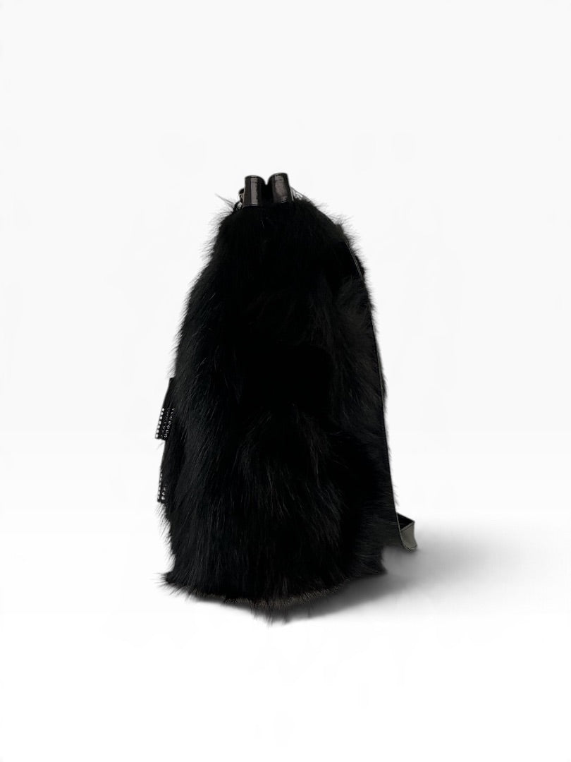 Schultertasche  schwarz