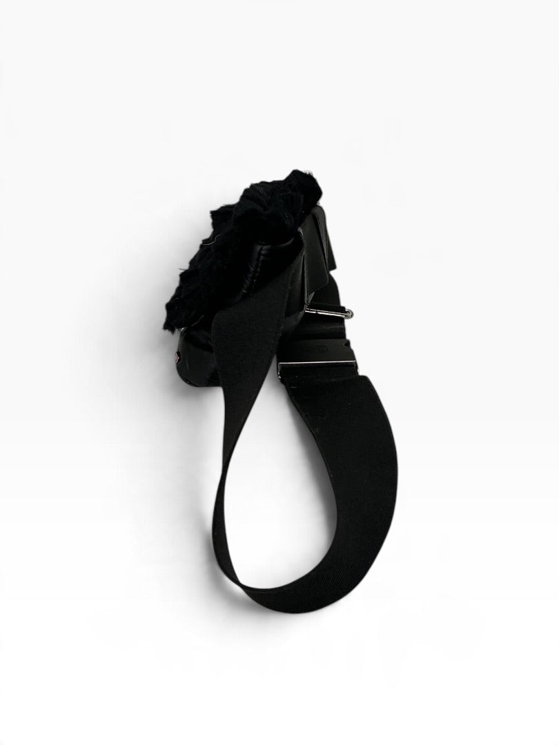 Bauchtasche Post Card schwarz