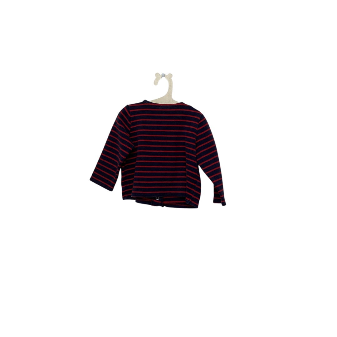 Oberteil Petit Bateau navy, 80