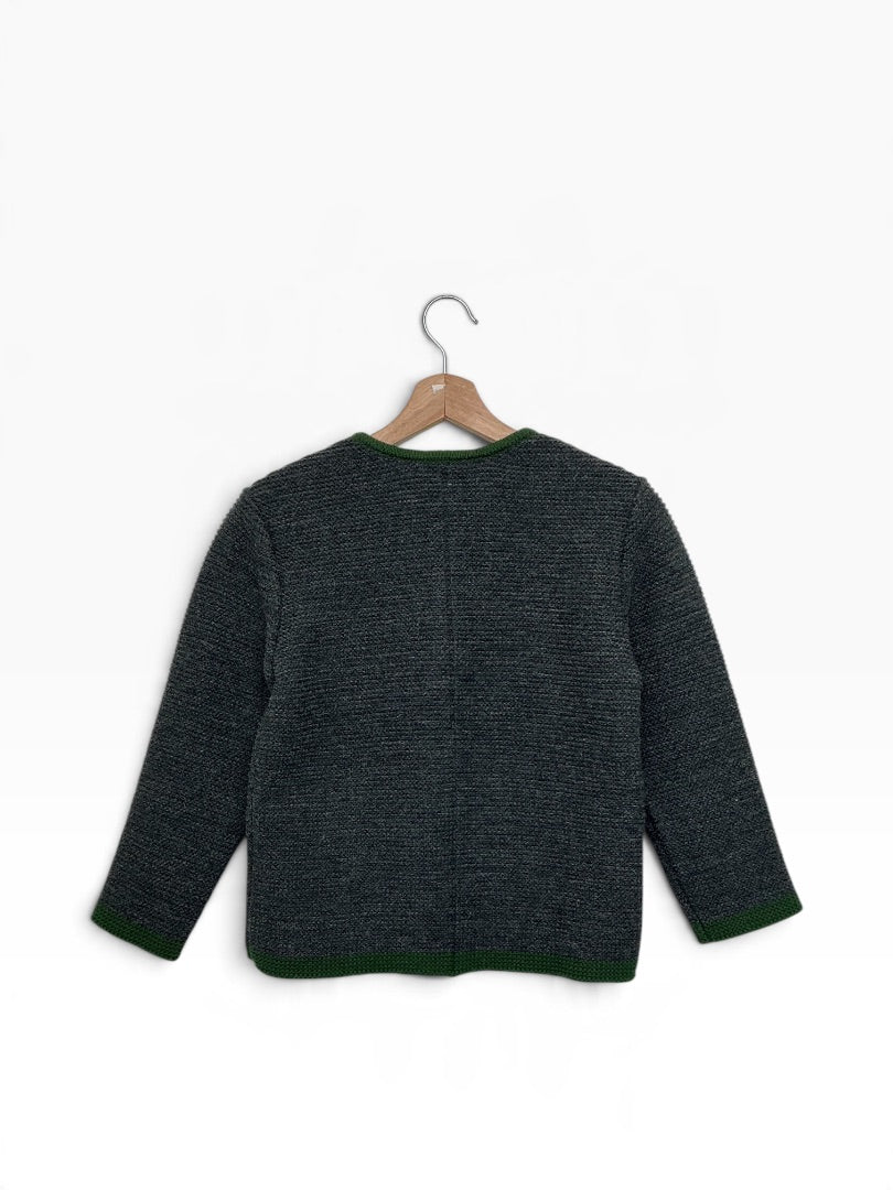 Cardigan Isar Trachten grau, 140