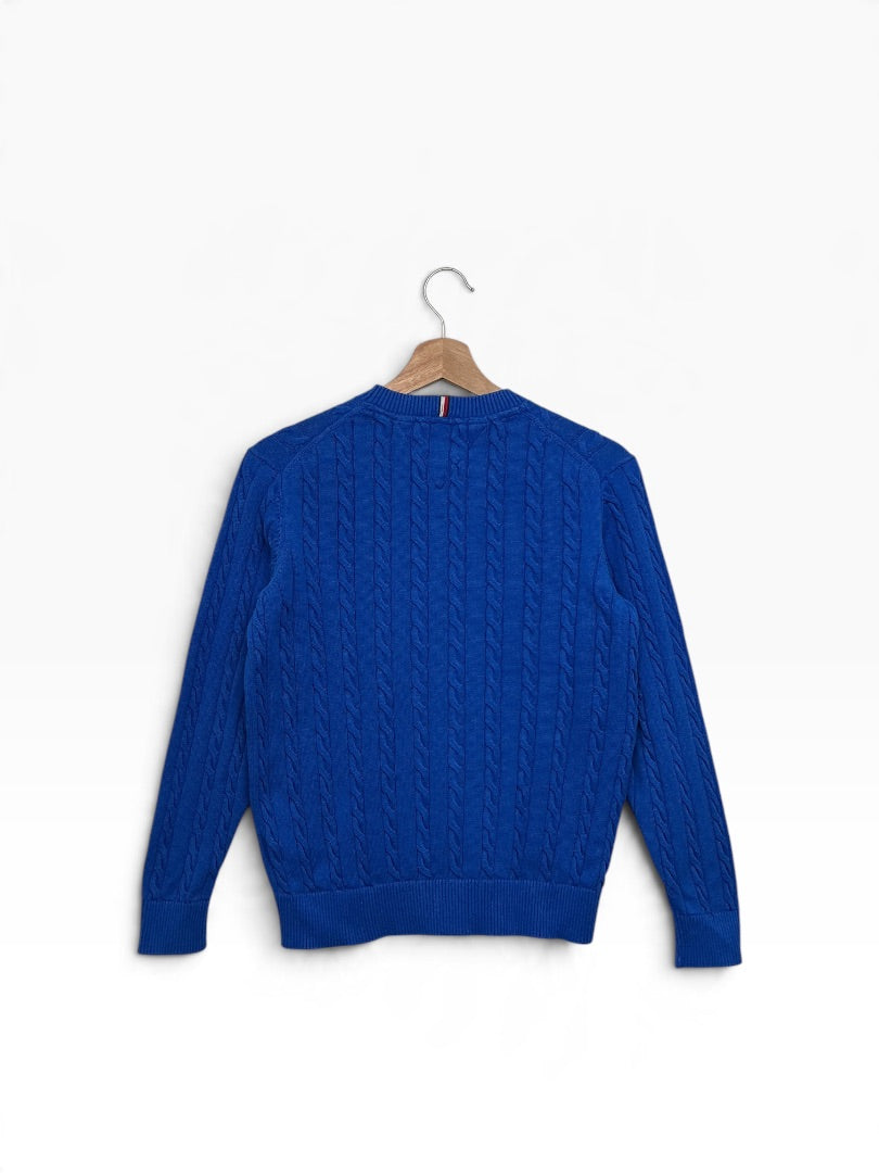 Strickpulli Tommy Hilfiger blau, 164