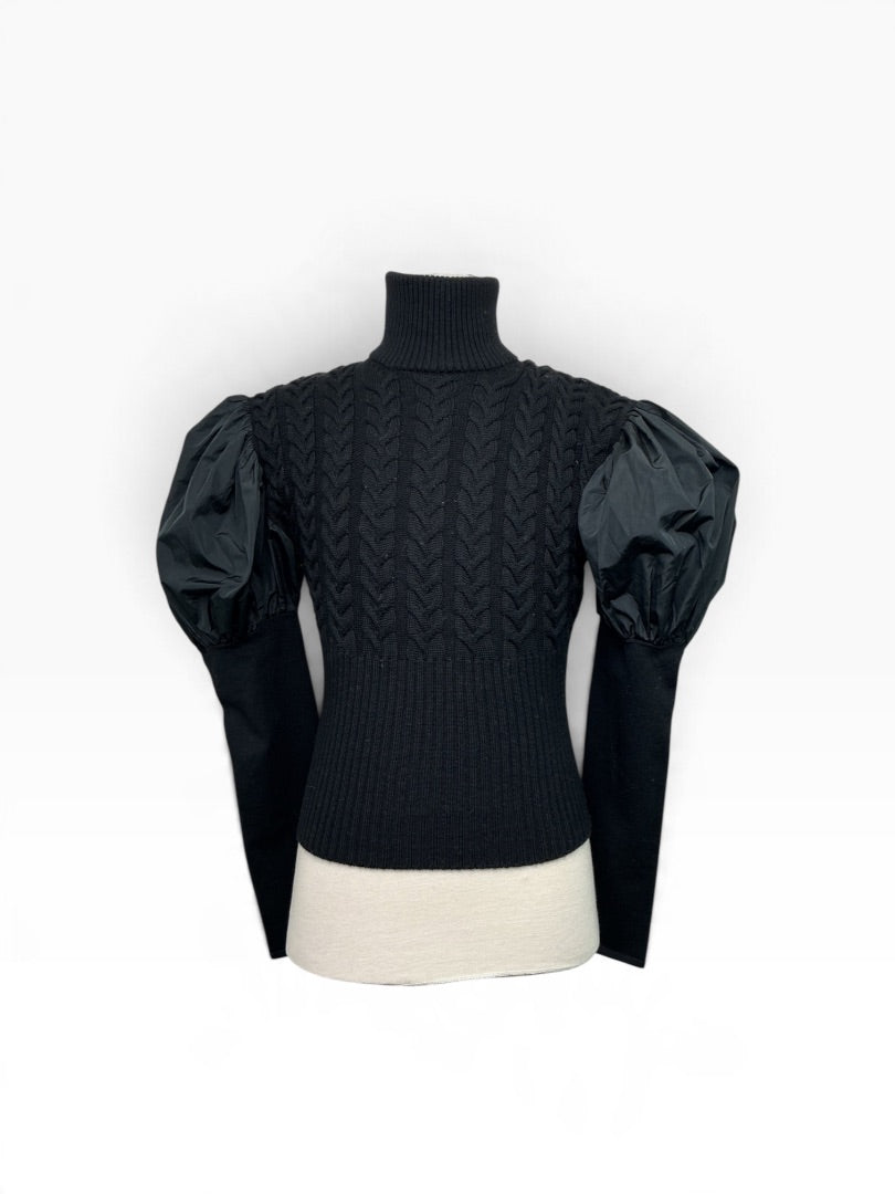 Rollkragen Max Mara schwarz, L