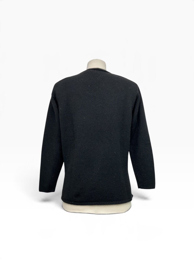 Strickpulli Aida Barni schwarz, M
