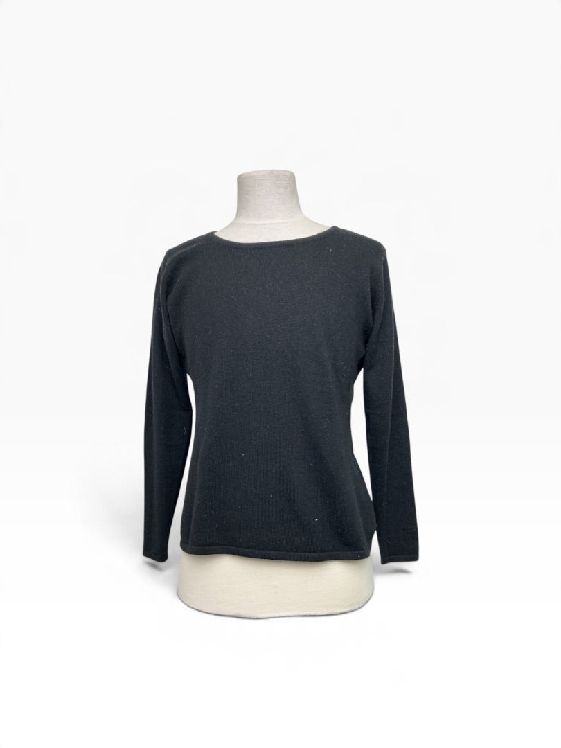 Strickpulli Erdus schwarz, S
