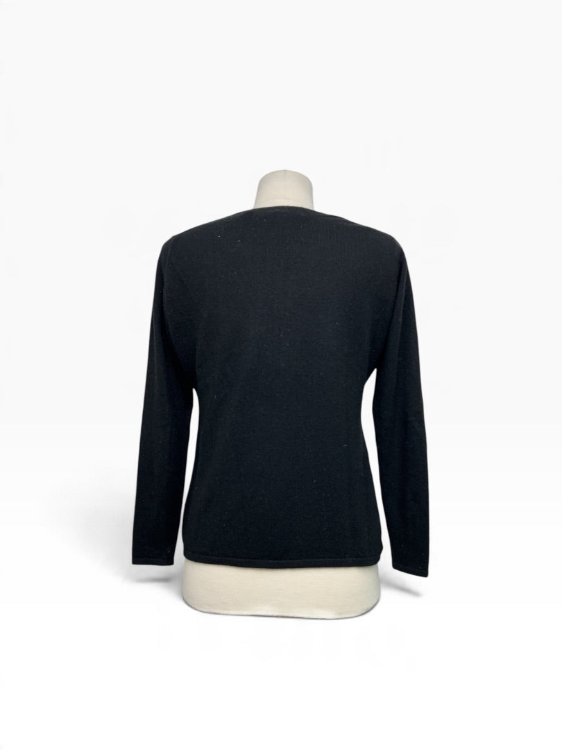 Strickpulli Erdus schwarz, S
