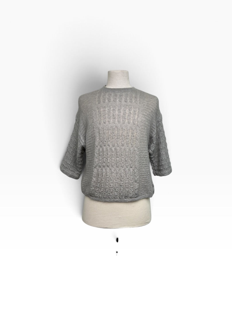 Strickpulli Iris V Arnim grau, S