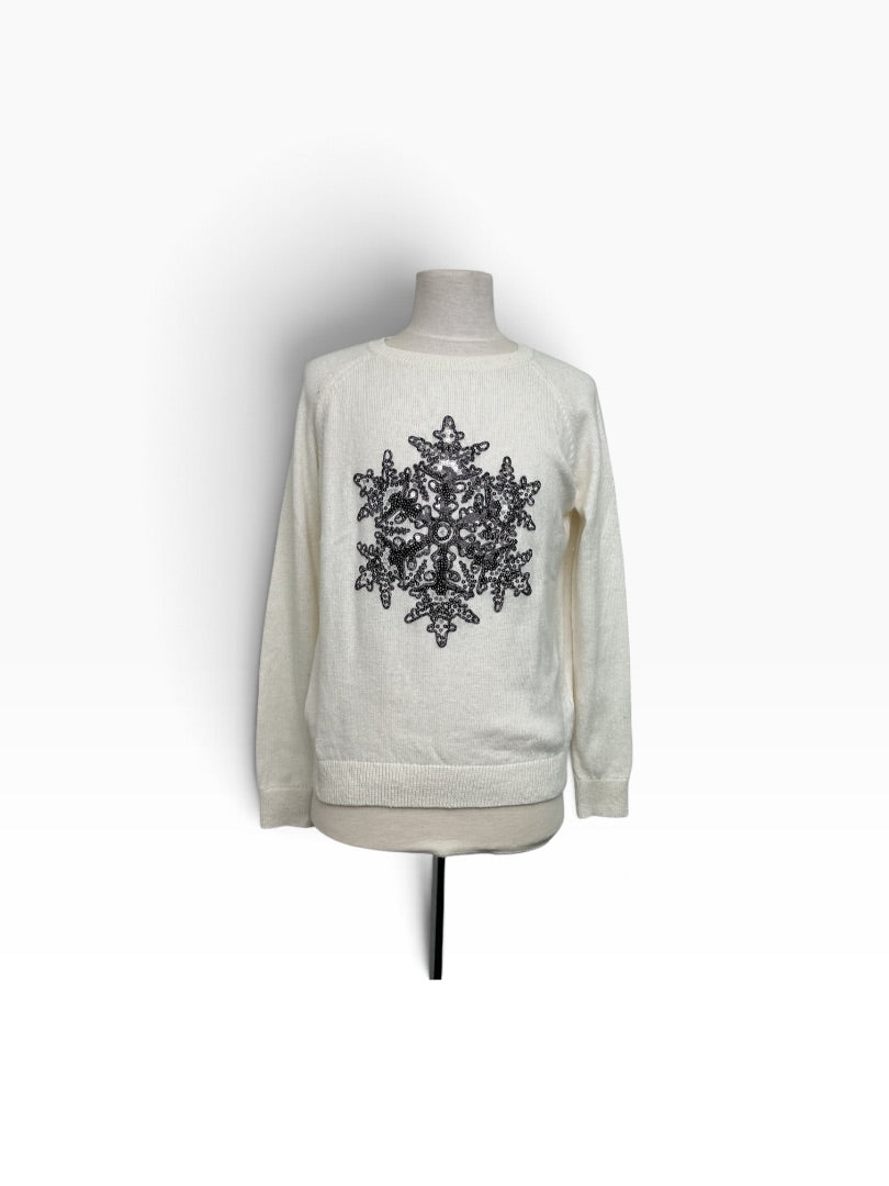Strickpulli  weiss, M