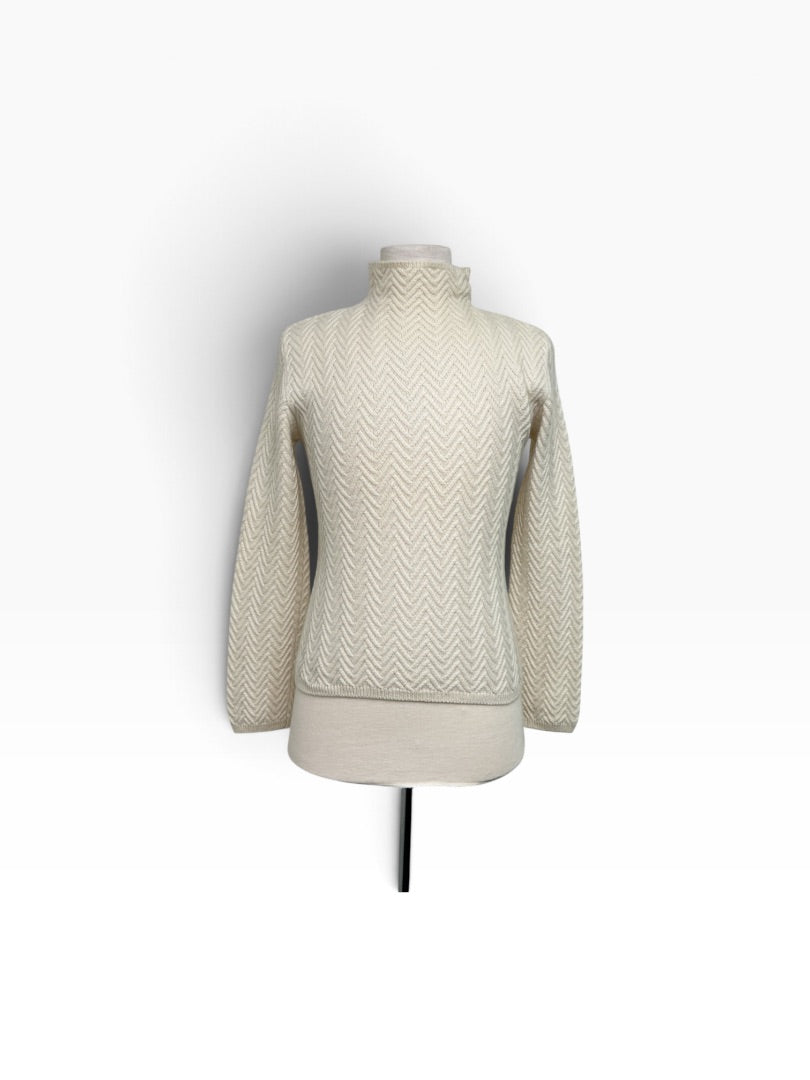 Strickpulli Loro Piana ecru, S