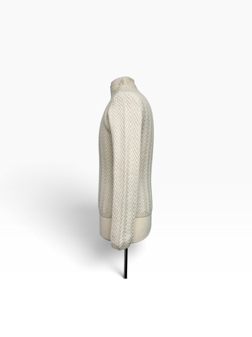 Strickpulli Loro Piana ecru, S