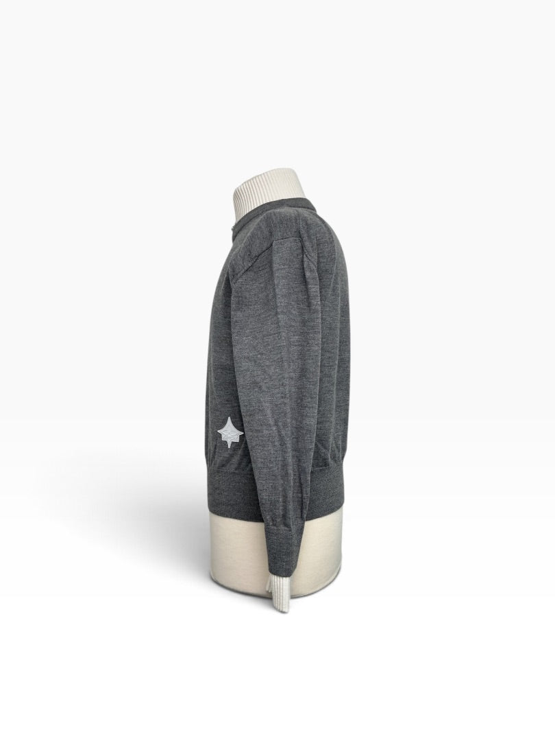 Strickpulli Louis Vuitton grau, S