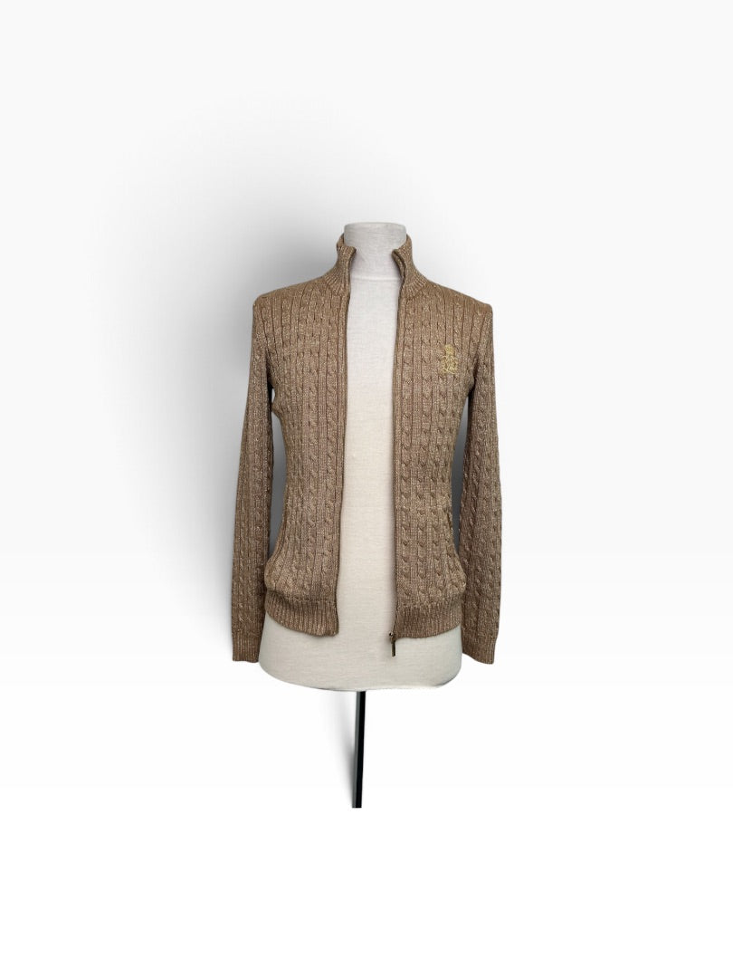 Cardigan Ralph Lauren gold, M