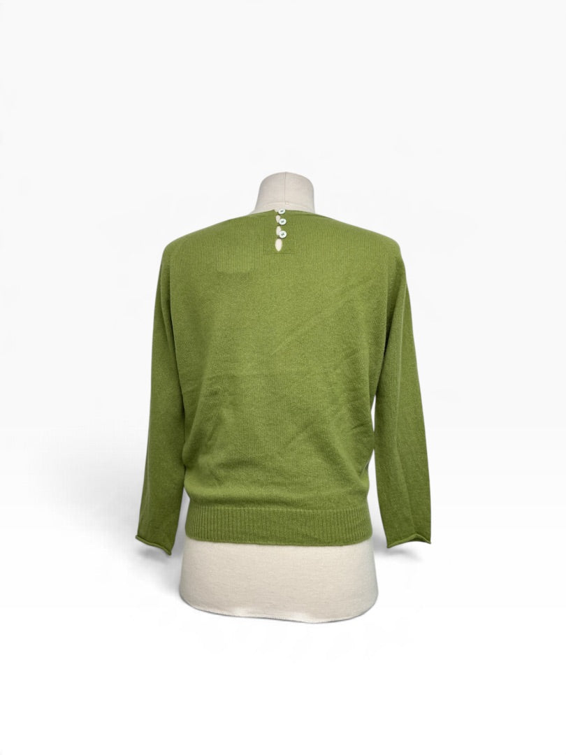 Strickpulli Linea Alessandro grün, S