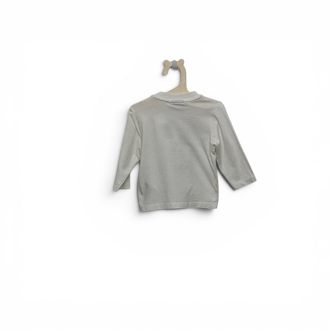 Langarm Hugo Boss weiss, 62