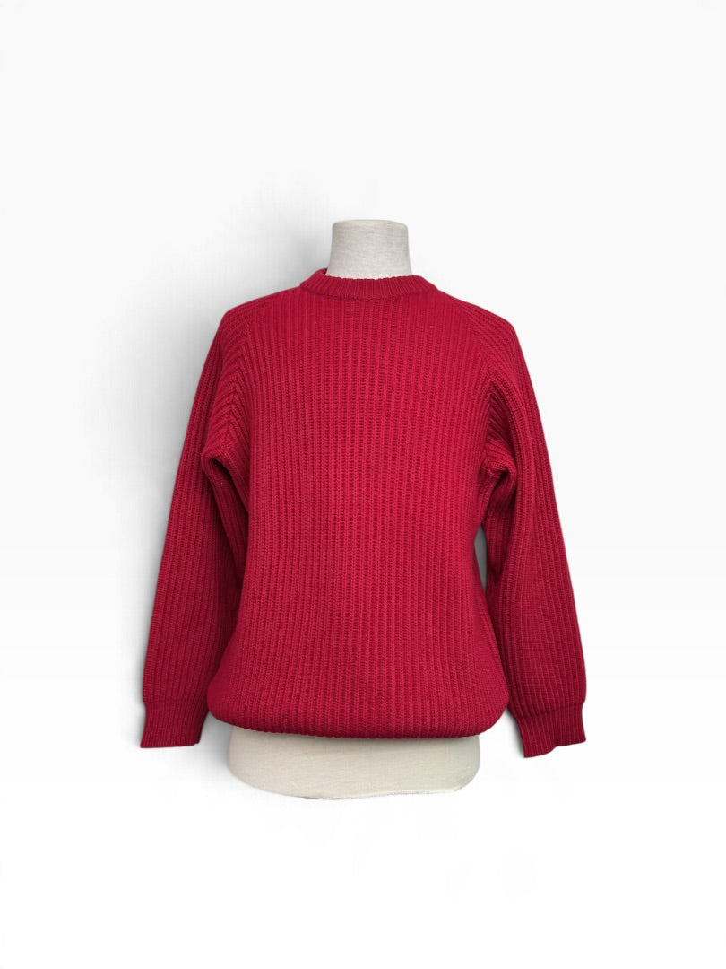 Strickpulli Napoleonera rot, S