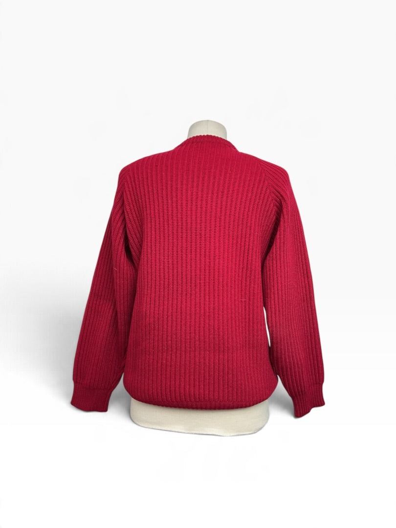 Strickpulli Napoleonera rot, S