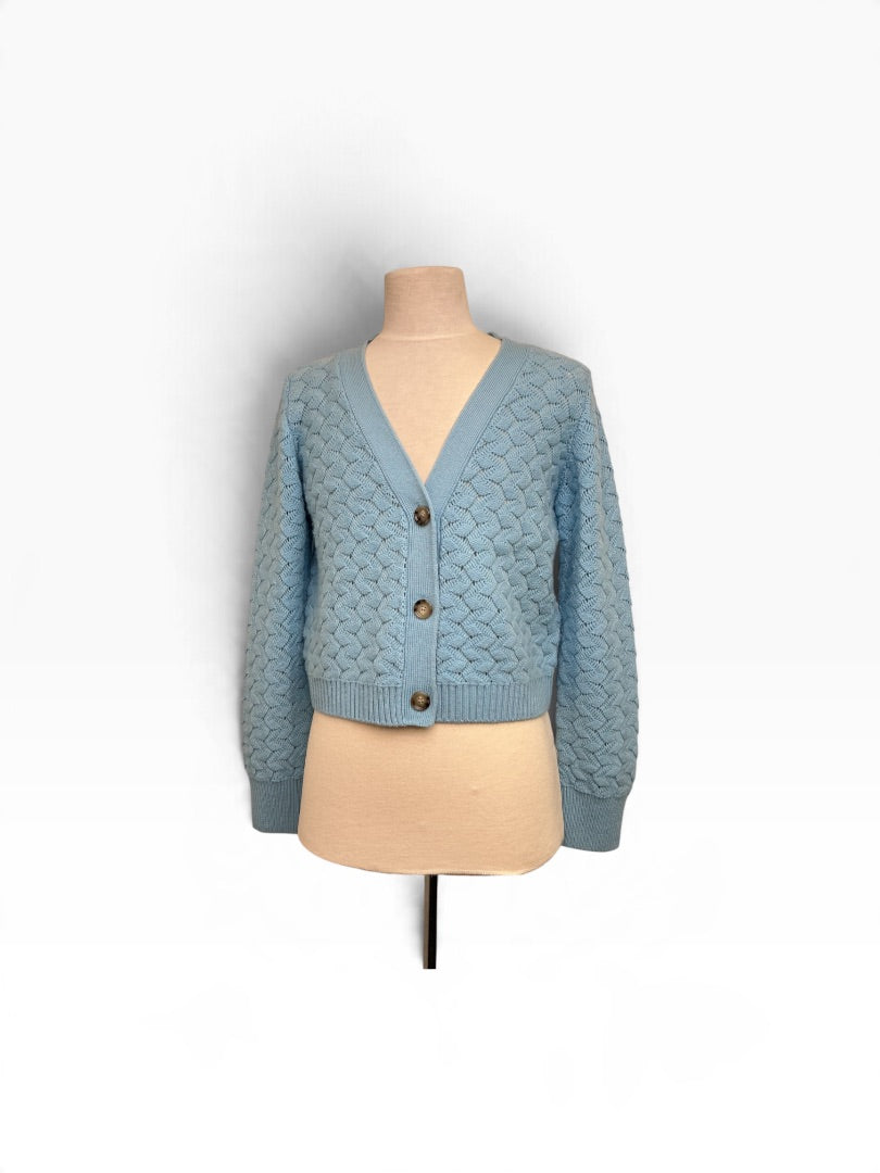 Cardigan Allude blau, S