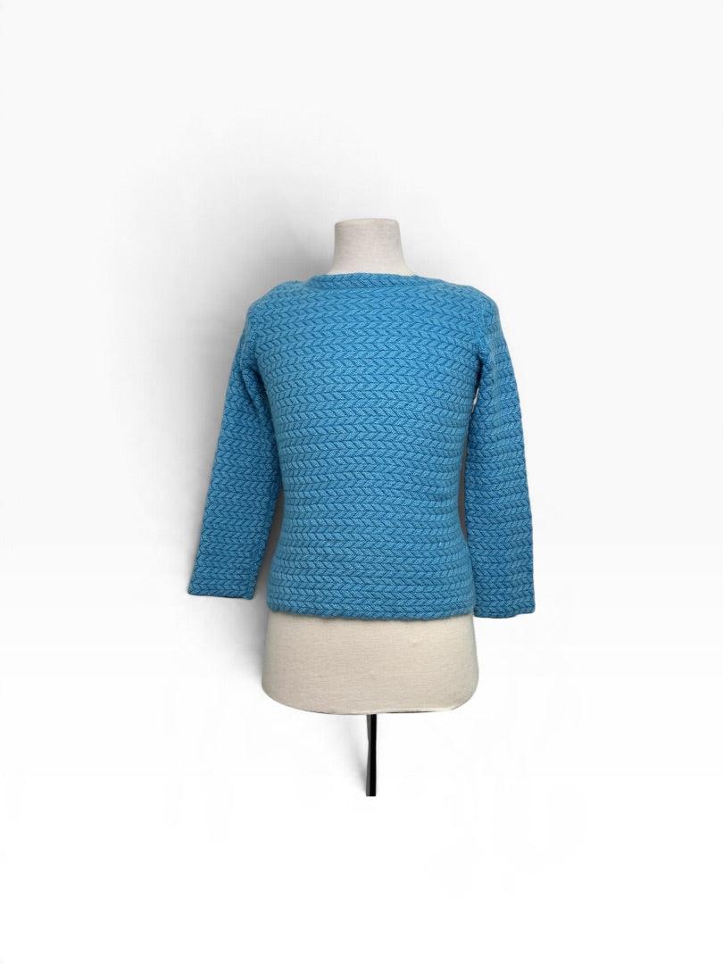 Strickpulli Iris V Arnim blau, S