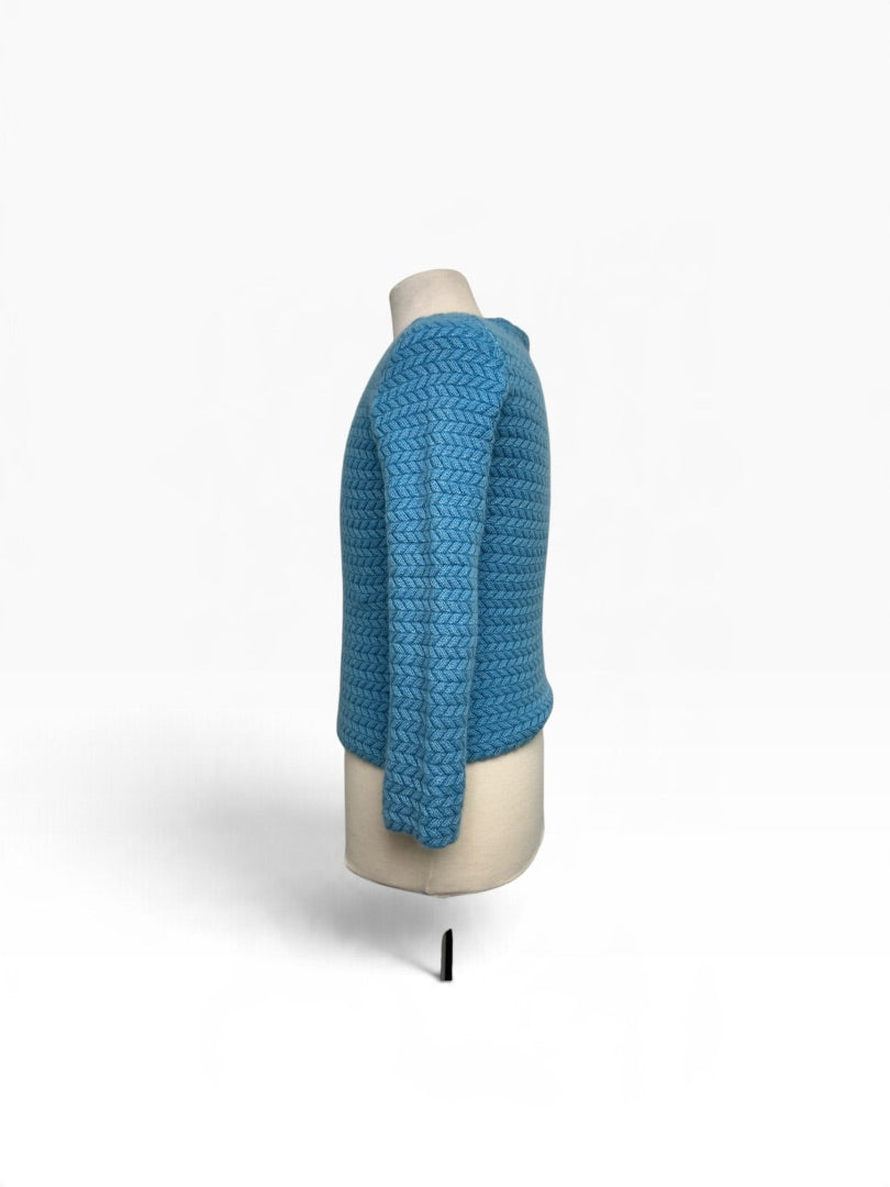 Strickpulli Iris V Arnim blau, S