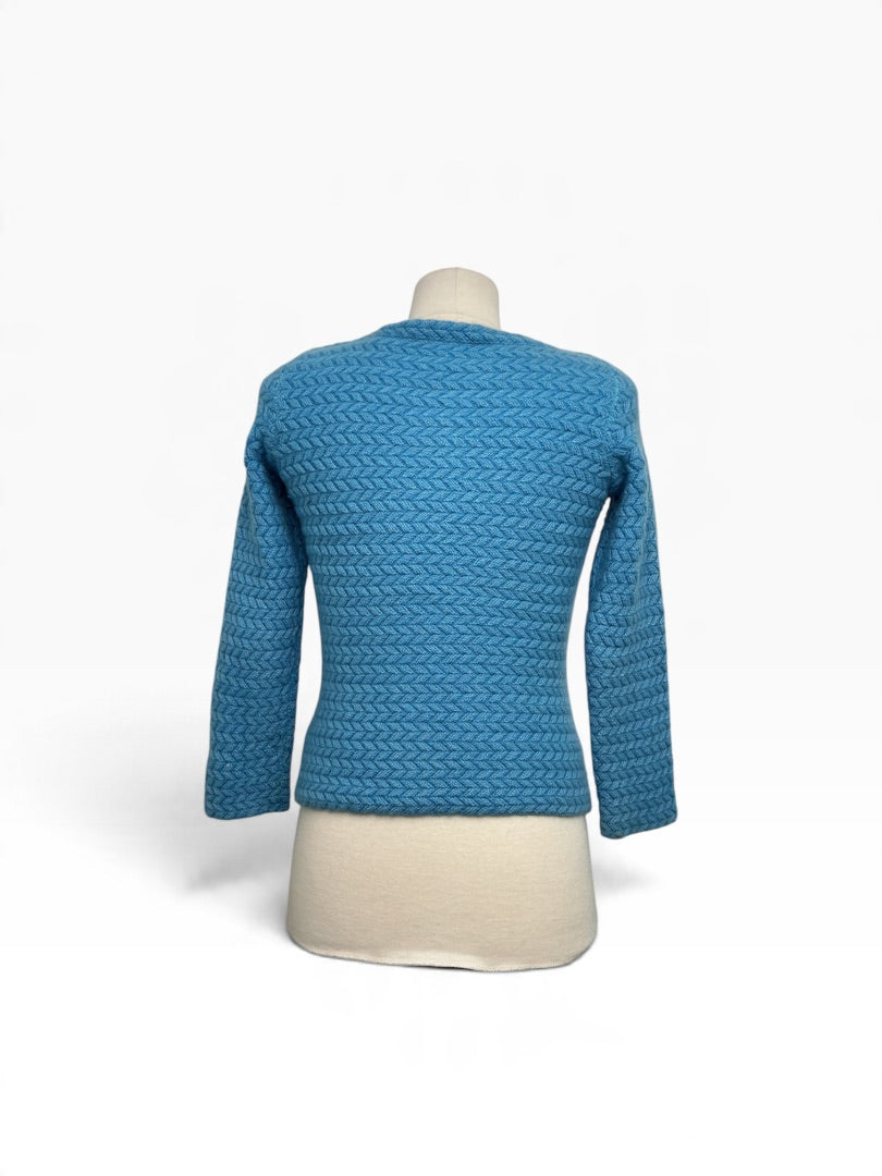 Strickpulli Iris V Arnim blau, S