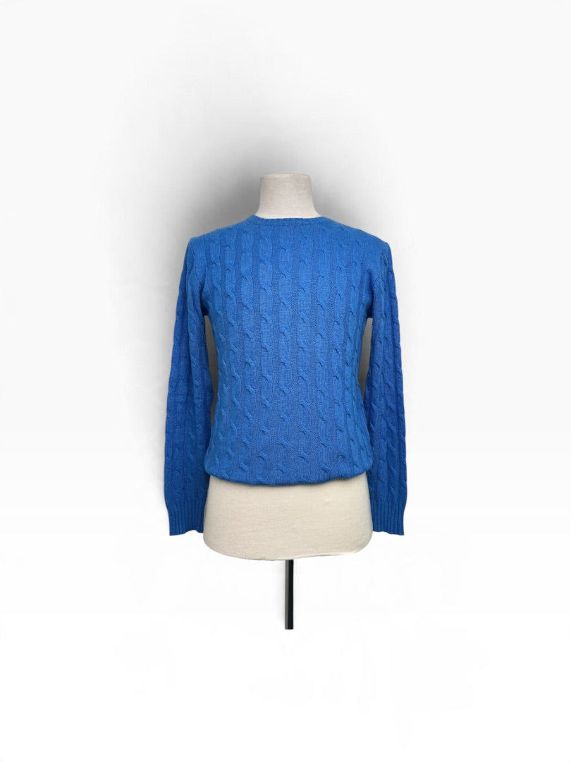 Strickpulli Cashmeritaly blau, S