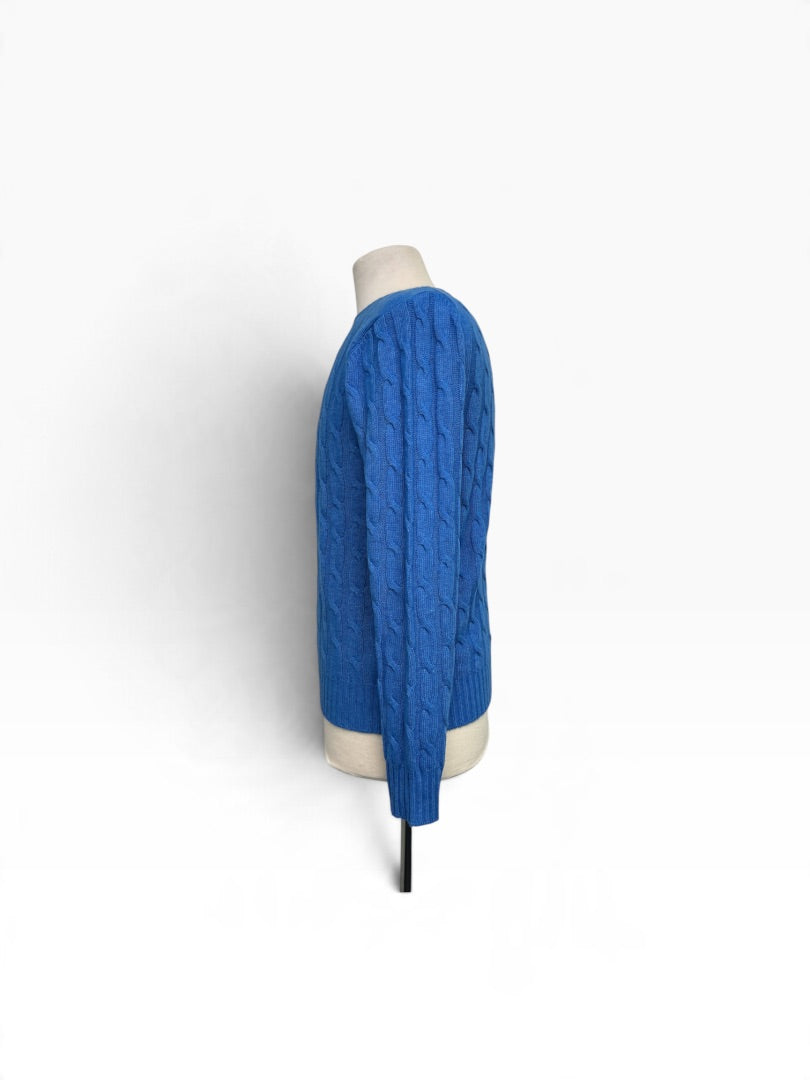 Strickpulli Cashmeritaly blau, S