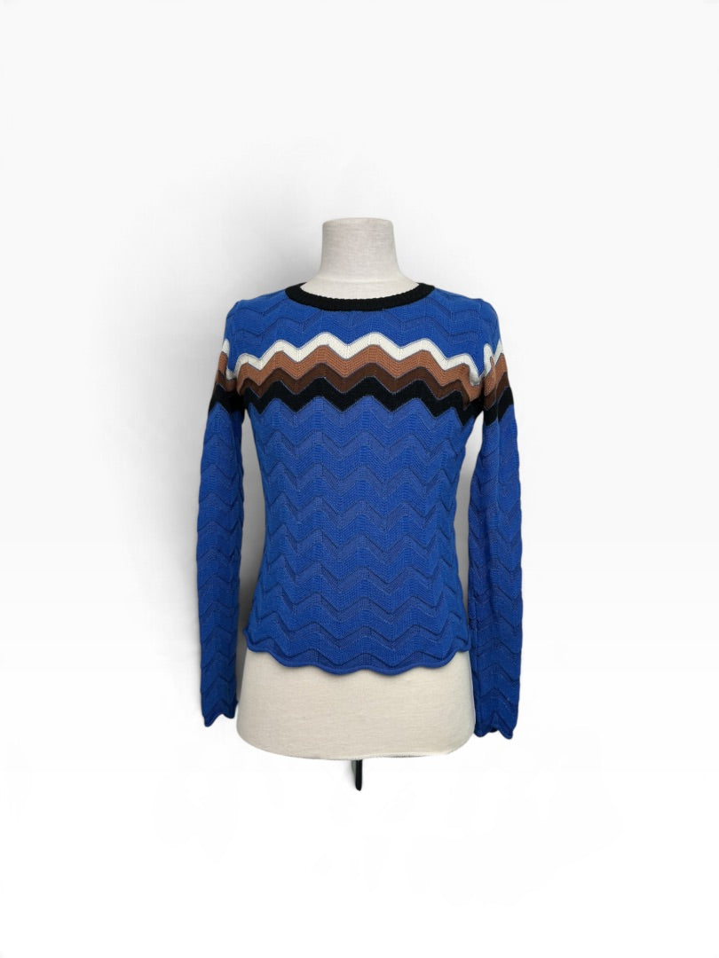Strickpulli Missoni blau, S
