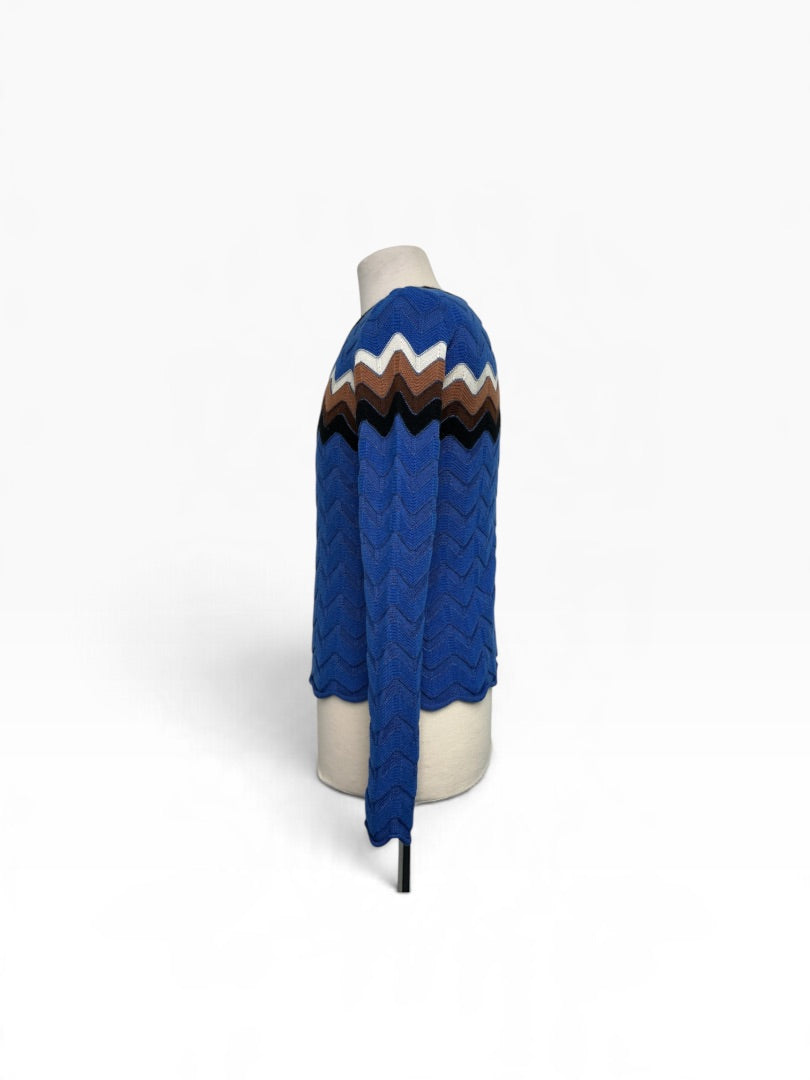 Strickpulli Missoni blau, S