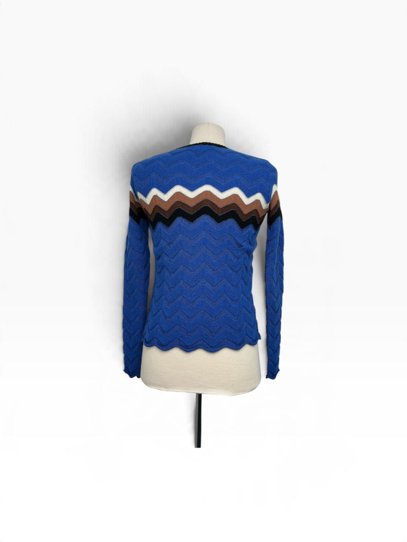Strickpulli Missoni blau, S