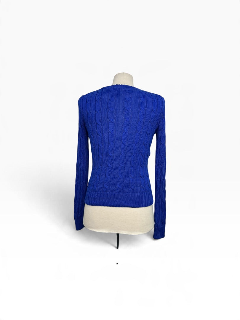 Strickpulli Ralph Lauren blau, M