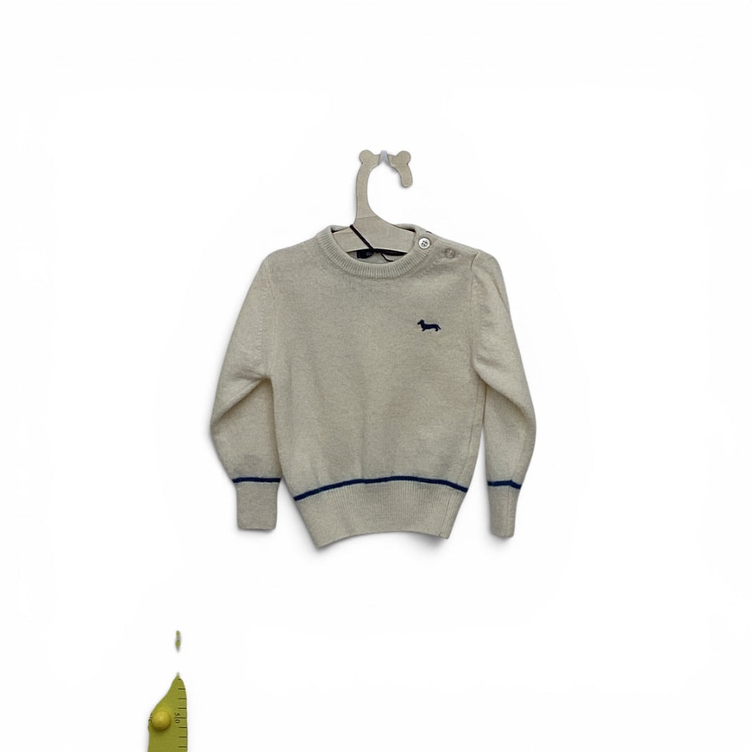 Strickpulli Harmont Bl weiss, 68