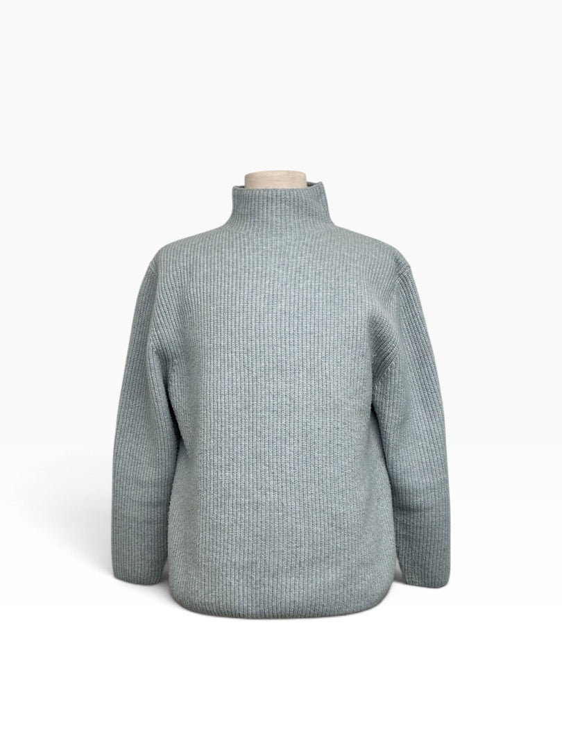 Rollkragepulli Zero blau, L
