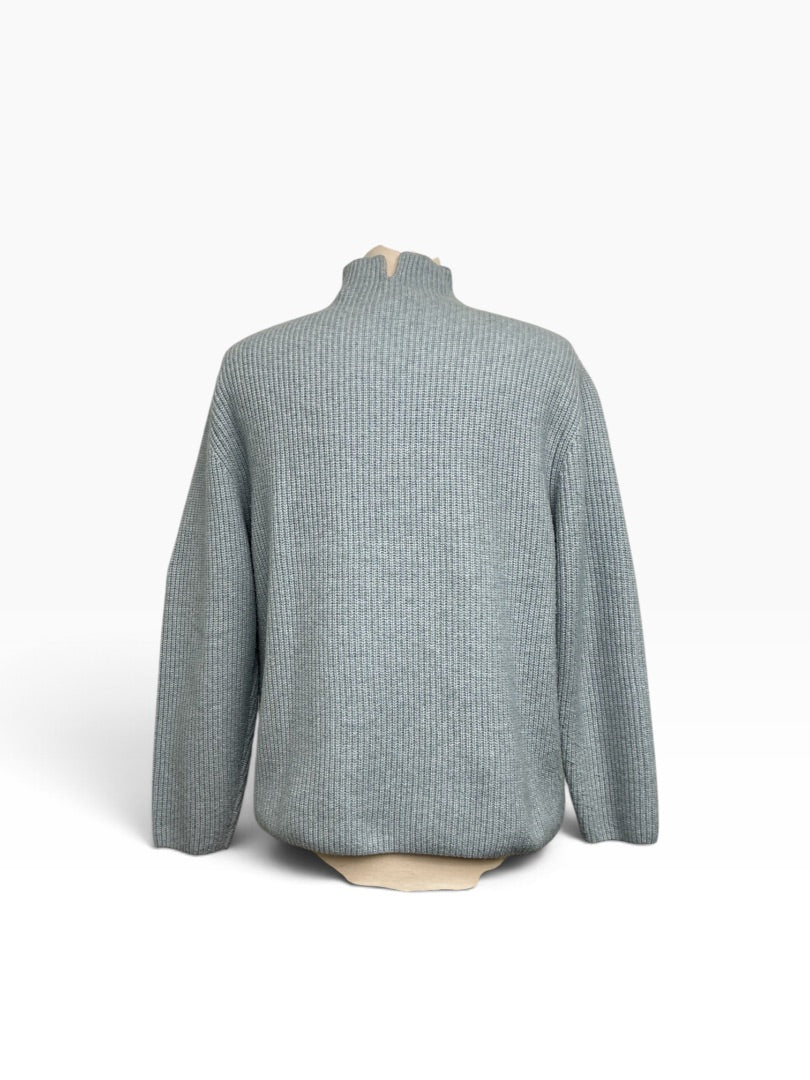 Rollkragepulli Zero blau, L