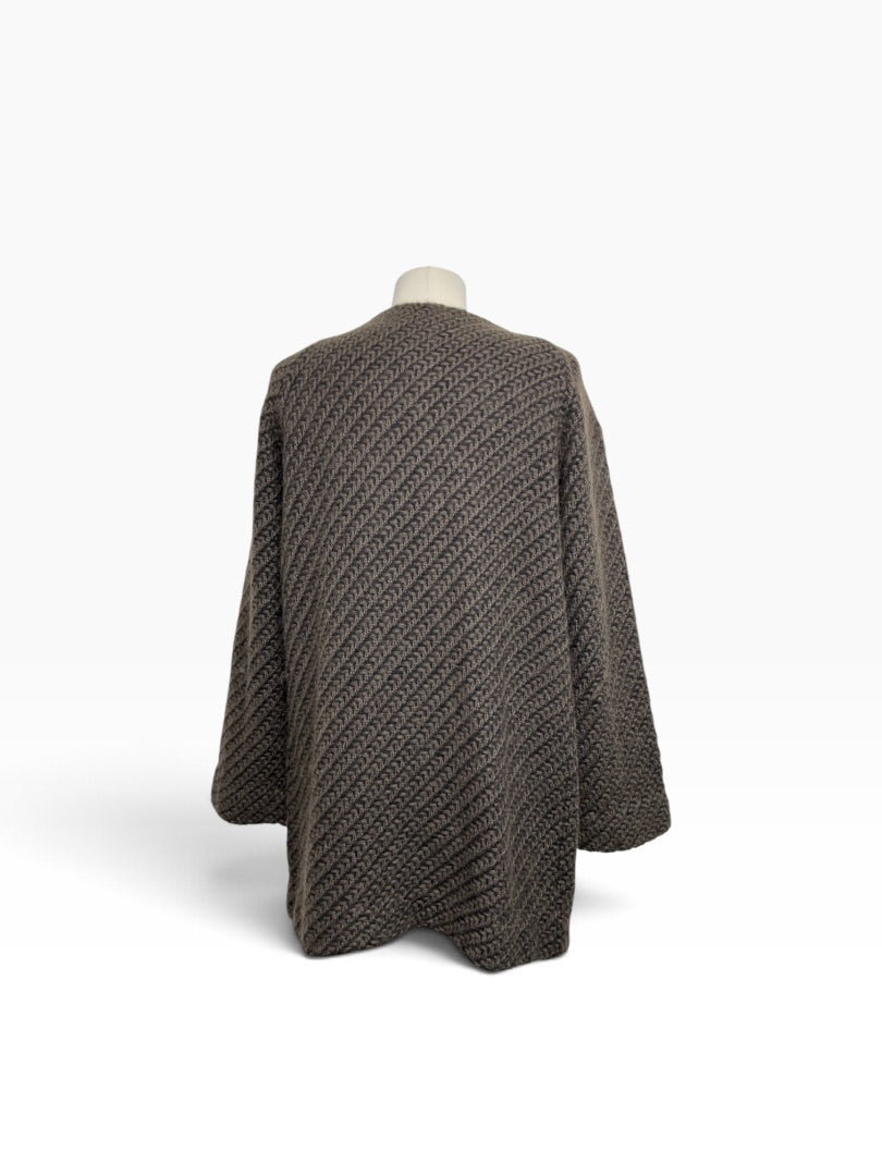 Cardigan Purim braun, L