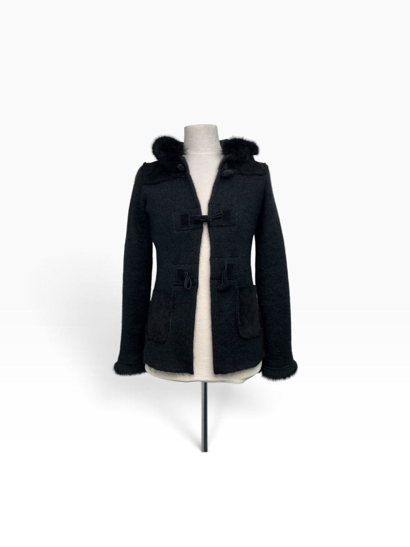 Jacke Prada schwarz, S