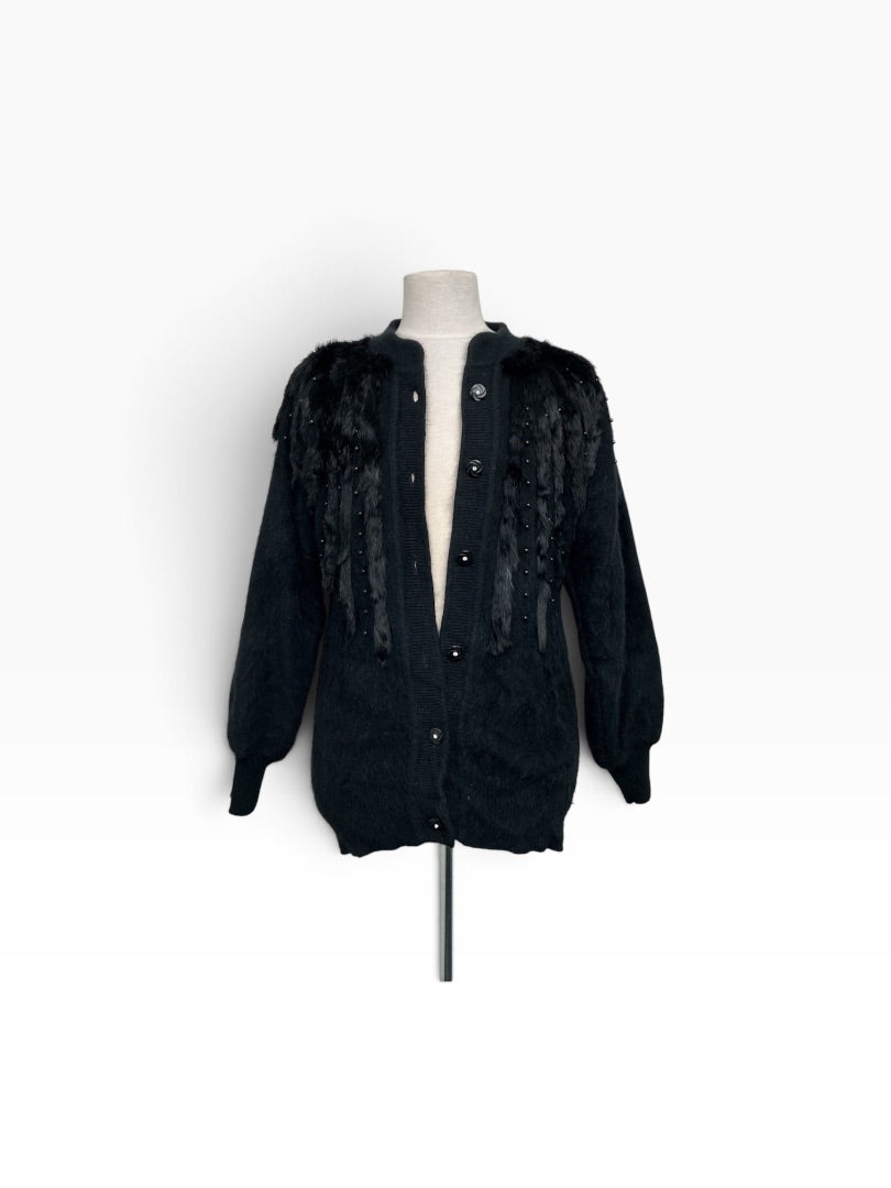 Cardigan  schwarz, M