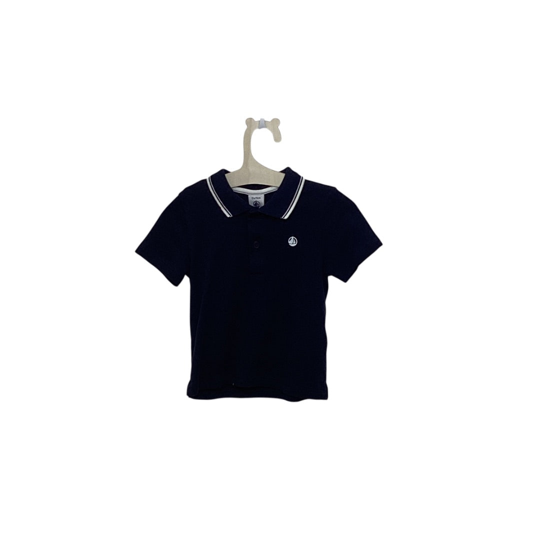Poloshirt Petit Bateau navy, 80