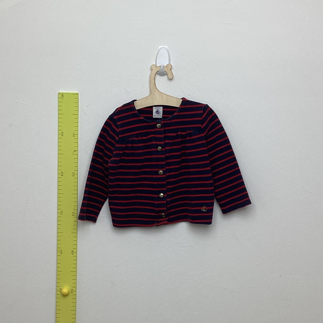 Oberteil Petit Bateau navy, 80