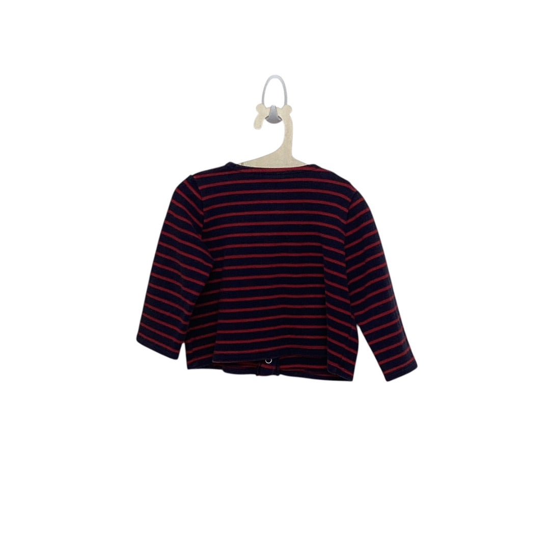 Oberteil Petit Bateau navy, 80