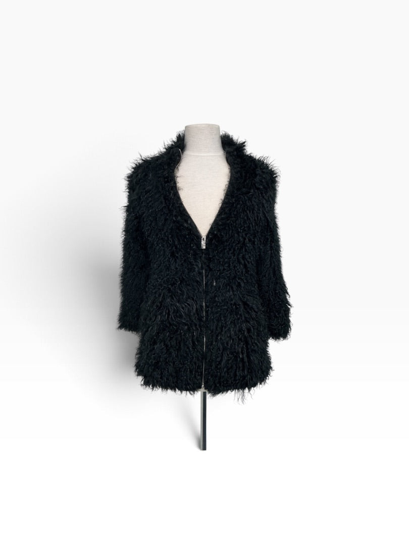 Pelzjacke Iro schwarz, S