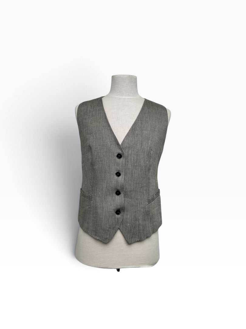 Gilet Antonelli taupe, M